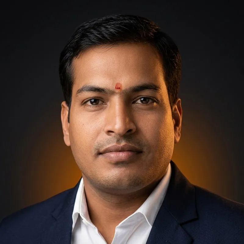 Babu Bhai Prajapat, owner of New Shree Bhairavnath Catering Service